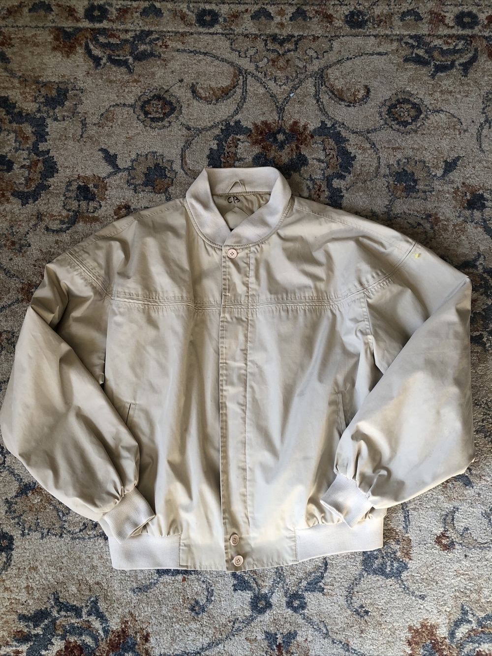 Vintage Timber Ridge Windbreaker Jacket 2XL 80s Tan Zip Up